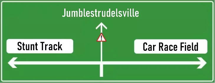 Road sign